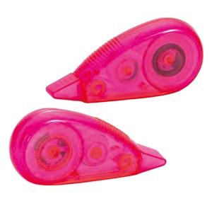 Nuevo corrector de plástico creativo de papelería personalizado transparente suministro de corrección de cinta blanca - Product Image 1