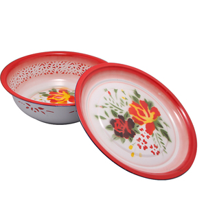 Unique Design Personnalisé bonne qualité Chine en gros Cocotte Couverture Ensemble Émail Bassin - Product Image 3
