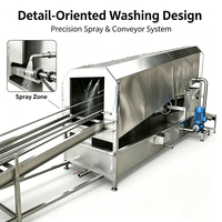 Machine de lavage entièrement automatique pour poulaillers, grande capacité, équipement de nettoyage pour cages de transport de poulets