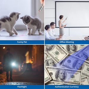 Gato de interior multifuncional láser gato Teaser Stick <span class=keywords><strong>7</strong></span> opciones de ajuste USB carga directa gato persiguiendo y jugando juguete - Product Image 6