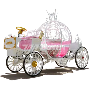 Perjalanan mewah 4 roda maraton pernikahan royal besar kereta labu transportasi khusus