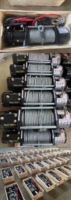 2000-20000LBS 12V 24V DC hors route treuil de voiture électrique palan 4X4 4WD SUV auto treuil électrique avec câble en acier