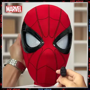 Masque électronique Spider-Man, masque de tête <span class=keywords><strong>Spiderman</strong></span>, masque de cosplay avec yeux mobiles, télécommande 1:1, jouets élastiques, cadeau pour adultes et enfants - Product Image 2