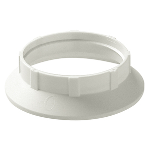 Anneau de support de lampe blanc E27, diamètre 5,5 cm, hauteur 1,5 cm, pour luminaires de plafond - Product Image 1