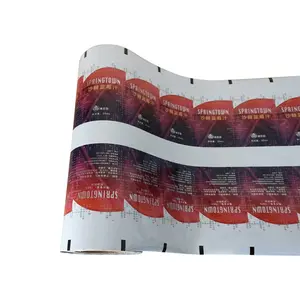 Factory Wholesale High Quality Aluminum Foil Rewind Drinking Juice Packaging Film Roll For 30ml Sachet Packing Film