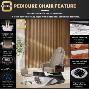 Sillón de pedicura estilo sofá con asiento tipo sofá y lavabo para pies a prueba de derrames, adecuado para salones de masaje de pies. - Product Image 5