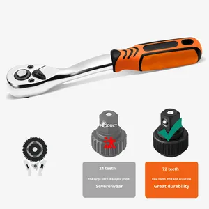 Hand Tools OEM 1 Year 85-Piece Repair Tool <strong>Sets</strong> Multi-Functional 72-Tooth <strong>Ratchet</strong> Wrench <strong>Socket</strong> Combination Pliers Screwdriver - Product Image 5