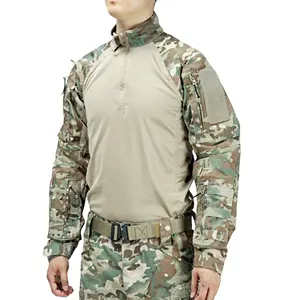 Wholesale Long Sleeve Tactical Frog Camouflage Uniform Male Outdoor Training Hunting Clothing