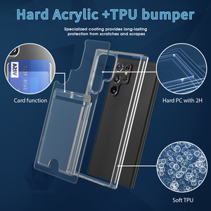 เคสโทรศัพท์มือถือ TPU ใสสำหรับ <span class=keywords><strong>Samsung</strong></span> <span class=keywords><strong>S</strong></span> <span class=keywords><strong>22</strong></span> , S23 Ultra 2023 - Product Image 5