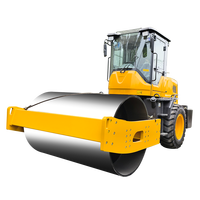 Mini-compacteur industriel robuste pour projets de pose d'asphalte sur de grandes surfaces, rouleau compresseur