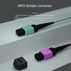 <span class=keywords><strong>MPO</strong></span>-<span class=keywords><strong>MPO</strong></span> 40g 100g đa sợi Jumper cáp 10 Gigabit 8 lõi 12 lõi bó cho trung tâm dữ liệu IDC IP Mạng sợi cáp quang - Product Image 2