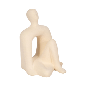Statuetta Astratta Seduta, Scultura Moderna per Arredamento Casa, Bagno, Ufficio, Soggiorno, Decorazione per Mensole - Product Image 2