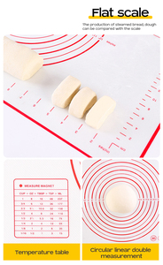 Tappetino da cucina <span class=keywords><strong>grande</strong></span> in Silicone con tappetino <span class=keywords><strong>per</strong></span> <span class=keywords><strong>impastare</strong></span> in scala <span class=keywords><strong>tagliere</strong></span> ispessito tappetino da stendere moderno Design <span class=keywords><strong>per</strong></span> uso da tavolo - Product Image 3