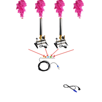 Canon à fumée électrique pour révélation du sexe, machine à confettis, contrôleur DMX, sûr, réutilisable, pour fêtes du Nouvel An, baby showers, extérieur