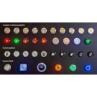 Certification CE RoHS — boutons poussoirs personnalisés, de 22mm, étanche, en métal, pendentif/verrouillage, série