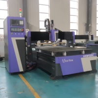 Routeur CNC 1325 ATC 4 axes pour le travail du bois, machine de 4*8 pieds pour la fabrication de meubles en mélamine, MDF, contreplaqué, la fabrication d'armoires et la sculpture sur bois