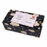 Usine personnalisée 350G papier d'art impression couleur pliable ondulé Mailer boîte de céréales emballage UV avantage feuille vêtements