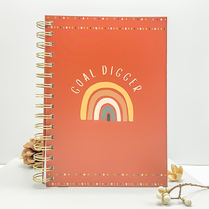 2025 biểu tượng tùy chỉnh <span class=keywords><strong>A5</strong></span> hàng tuần & Hàng tháng mục tiêu kế hoạch Tạp Chí xoắn ốc chương trình nghị sự với PVC/PP Bìa hàng ngày máy tính xách tay với hộp đóng gói - Product Image 2