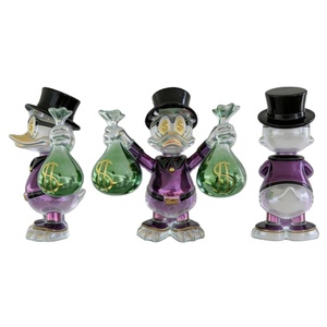 Escultura de Resina Transparente del Pato Donald, <span class=keywords><strong>MC</strong></span> Duck Dollar, para Arte, Decoración del Hogar, Manualidades - Product Image 1