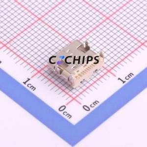 GT-USB-7010AW USB Connector SMD Connector ( Connector Type: Type-C )( Protocol Standard: USB 2.0 )( Gender: Female ) - Product Image 2