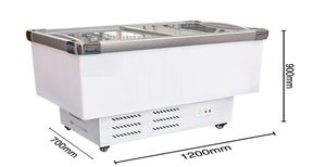 VCT ครัว VCT ตู้แช่แข็งแบบตั้งโชว์บนเคาน์เตอร์เฟอร์นิเจอร์เชิงพาณิชย์สำหรับโรงแรมร้านอาหารห้องครัวใช้ในครัวรุ่นประเทศจีน - Product Image 6