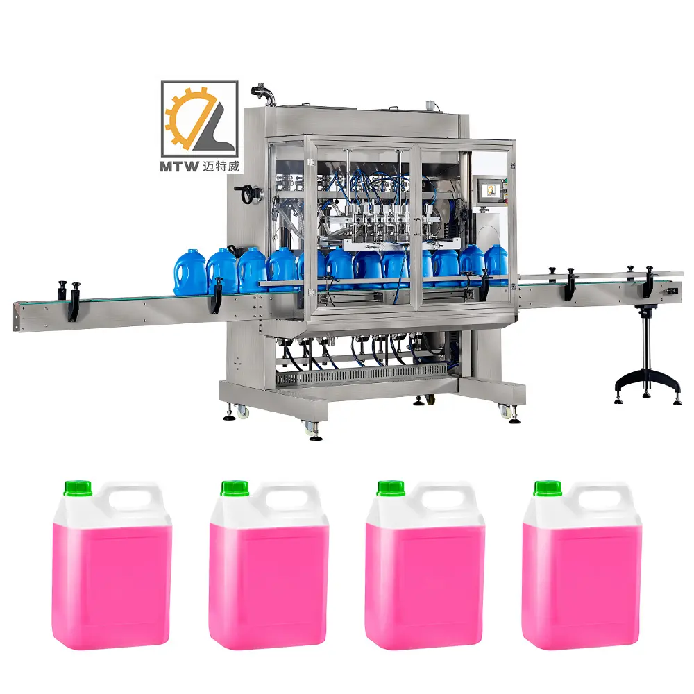 MTW automatic volumetric cosmetic cream shampoo hand soap liquid detergent filling machine