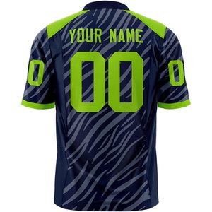 Maillot de football personnalisé pour jeunes hommes et femmes Chemises cousues en maille à manches courtes avec nom et numéro personnalisés - Product Image 3