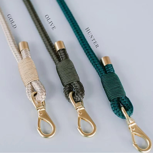 गर्म बिक्री प्यारा कुत्ता पट्टा क्लासिक ठोस पहाड़ चढ़ाई टिकाऊ गोल रस्सी कुत्ते के साथ पालतू पट्टा - Product Image 5