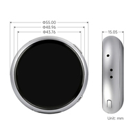 Carte de développement ESP32-S3 avec écran tactile AMOLED circulaire de 1,75 pouce 466x466, boîtier en alliage d'aluminium et double microphone intégré
