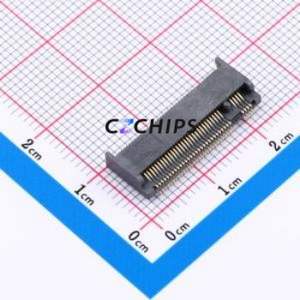 MDT320M01001 Gold Finger Connector SMD,P=0.5mm,Horizontal Mount Connector 0.5mm 67P Horizontal Mount Copper Alloy - Product Image 1