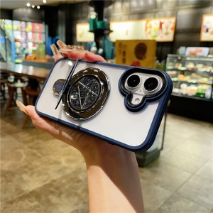 เคสโทรศัพท์ iPhone 16 Pro Max รุ่นหรูหรา ประดับกลิตเตอร์วิบวับ ดาวระยิบระยับ สำหรับผู้หญิงและเด็กผู้หญิง ใช้ได้กับ iPhone 15 Pro 14 พร้อมวงแหวนแม่เหล็กและขาตั้ง - Product Image 4