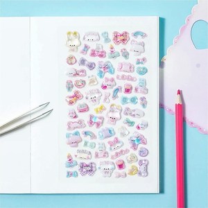OEM Bulk Supply Durable <b>Waterproof</b> PET Raised Glossy Self Adhesive Decorative Relief <b>Sticker</b> for Stationery Decoration - Product Image 4