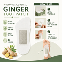 Parche de Moxibustión para Pies con Vinagre de Bambú y Artemisia Natural, con Extractos de Plantas para el Cuidado de los Pies en Casa