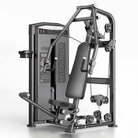 Rack de Sentadillas Sentado de Acero, Equipo de Fitness Comercial con Características de Seguridad, Ajustable y Duradero, para Press de Pecho, Ejercicios de Espalda y Elevación de Hombros