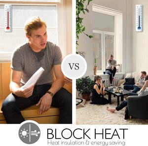 <span class=keywords><strong>Film</strong></span> décoratif ultra HD unidirectionnel pour la confidentialité, 99 % de blocage des rayons infrarouges, isolation thermique, teinte pour vitres de voiture, verre de maison, bureau, immeuble et hôpital - Product Image 3