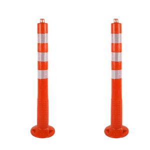 Bollard di Segnalazione Riflettente in PU Impermeabile IP68, Senza Necessità di Elettricità, per Sicurezza Stradale e Costruzioni - Product Image 1