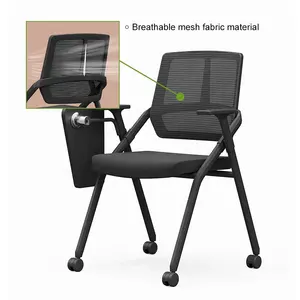 Zitai Office Chair Manufacturer Guangdong Black School Activity Office Visitors Office Meeting Chair Without Wheels