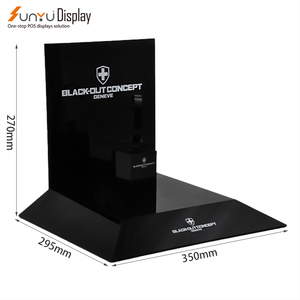 Sunyu truy cập cửa hàng bán lẻ sang trọng Acrylic đồng hồ hiển thị đứng tùy chỉnh hiển thị đứng giá cho đồng hồ - Product Image 5