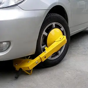 Wheel Lock Clamp Adjustable Tire Boot Lock Anti-Theft Lock Clamp Boot Tire Claw For Parking Car Truck RV Boat Trailer