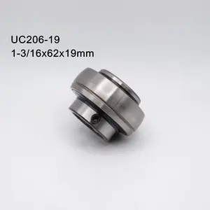 Uc206 30Mm As Lagerinzetstuk UC206-18 UC206-19 UC206-20 R3 Triple-Lip Seal Radiale Insert Kogellager