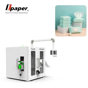 Máquina de corte de pañuelos faciales de papel, automática, de paso único (doble), hecha en China