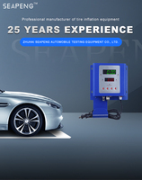 Gonfleur de Pneus Numérique Automatique pour Autos et Motos, Machine Distributrice d'Air avec Manomètres pour Véhicules, Pompe de Station-Service Zhuhai DP-Q06