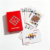 Impression personnalisée de jeux de cartes, jeu de cartes de poker portable personnalisé de 54 cartes, classique, recyclable, luxueux et durable