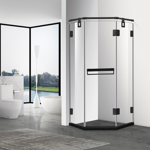 Matt Black Stainless Steel Shower Cabin