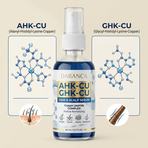 Siero Spray per la Crescita dei Capelli con Etichetta Privata, 5% Ahkcu Ghkcu, Peptidi di Rame Blu Ahk-cu e Ghk-cu, Cura dei Capelli allo Zenzero - Product Image 3