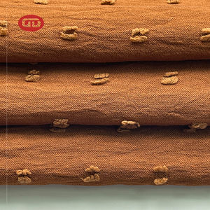 180D 100% पॉलिएस्टर कपड़े CEY Jacquard डॉट कपड़े रंगे क्रेप Airflow CEY कपड़े एक टोन Cey Dotty Uragiri महिलाओं के लिए पोशाक - Product Image 5