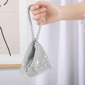 Evening Bag Rhinestone Purse Triangle Designer Chain <b>Clutch</b> Purse Bag Party Prom <b>Wedding</b> Cosmetic Bags. - Product Image 1