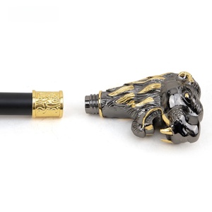 Bastón de Moda para Hombre, Bastón Decorativo para Fiestas, <span class=keywords><strong>Bastones</strong></span> de Lujo, Elegante Bastón con Mango de Aleación con Cabeza de León - Product Image 4