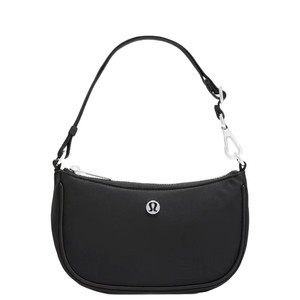 Sac fourre-tout mini en nylon pour femme Lulu's Home, fermeture éclair, décoration lettres, doux, petite taille, pour le travail, tendance printemps 2025 - Product Image 5