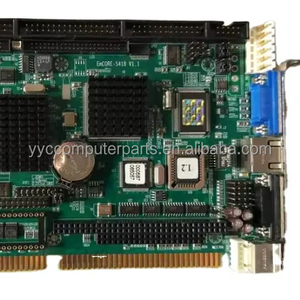 Carte mère industrielle EmCORE-S418 V1.1 d'origine, bus ISA, carte CPU demi-format PICMG1.0, carte mère PC/104, CPU, RAM, cartes son Em - Product Image 1